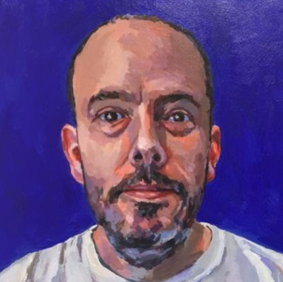 Painted portrait of Jason Black
